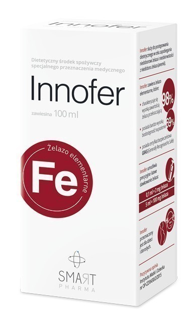 Innofer, Preparat uzupełniający niedobory żelaza, Zawiesina doustna 100 ml