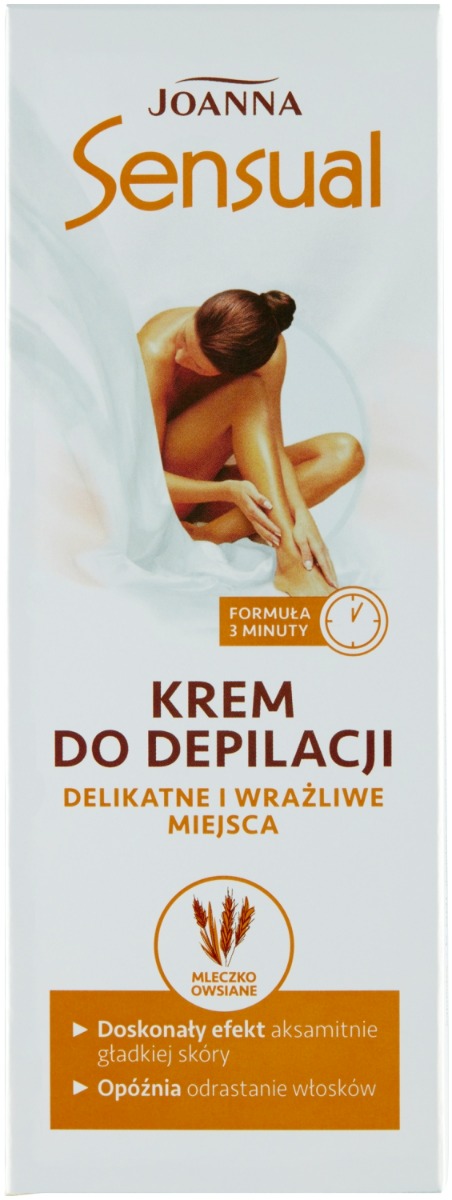 Joanna Sensual Crema Depilatoria per Zone Sensibili Latte di Avena 100 g 100 g