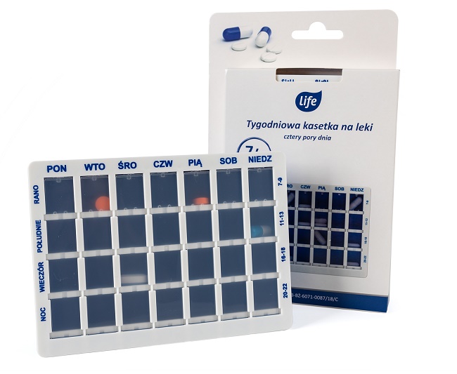 Life Cofanetto Medicinali Settimanale Quattro Pori
