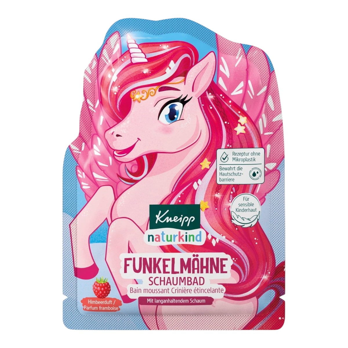 Kneipp Naturkind Błyszcząca Grzywa Płyn do kąpieli z bąbelkami o zapachu malin