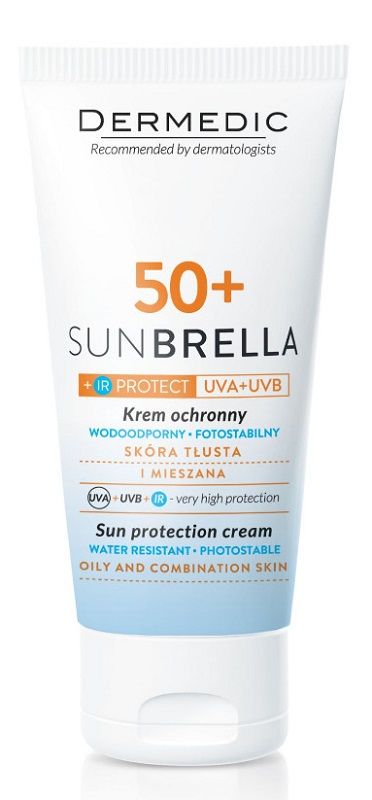 Dermedic Sunbrella Krem do twarzy do skóry tłustej i mieszanej  SPF50+ 50 ml