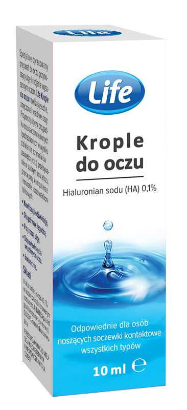 Life, Nawilżające krople do oczu 10 ml