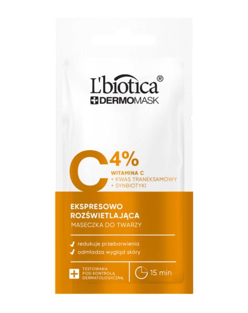 L’biotica Dermomask Maschera Illuminante con Vitamina C