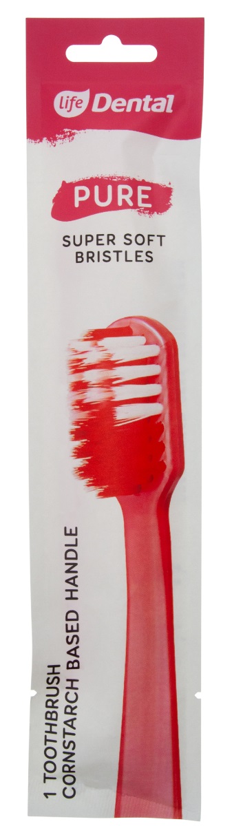 Life Dental Szczoteczka do zębów BIOPure Soft Różowa