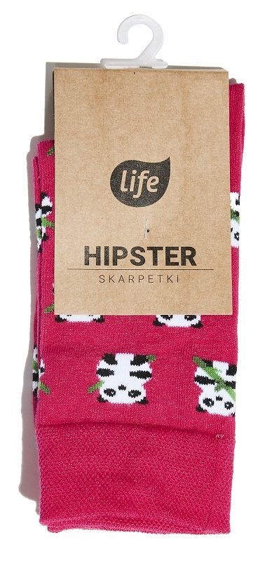 Life Skarpetki Bawełniane Hipster Wzór Panda 39-42