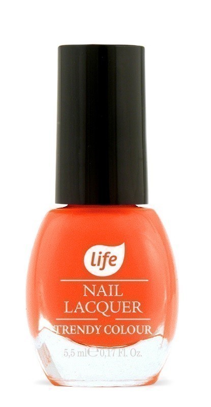 Life Smalto per Unghie, n. 139 5.5 ml Crazy Orange