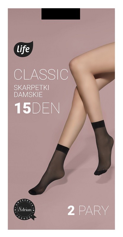 Life Skarpetki Damskie 15 Den Nero