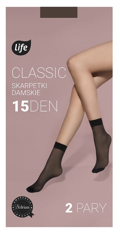 Life Skarpetki Damskie 15 Den Opal