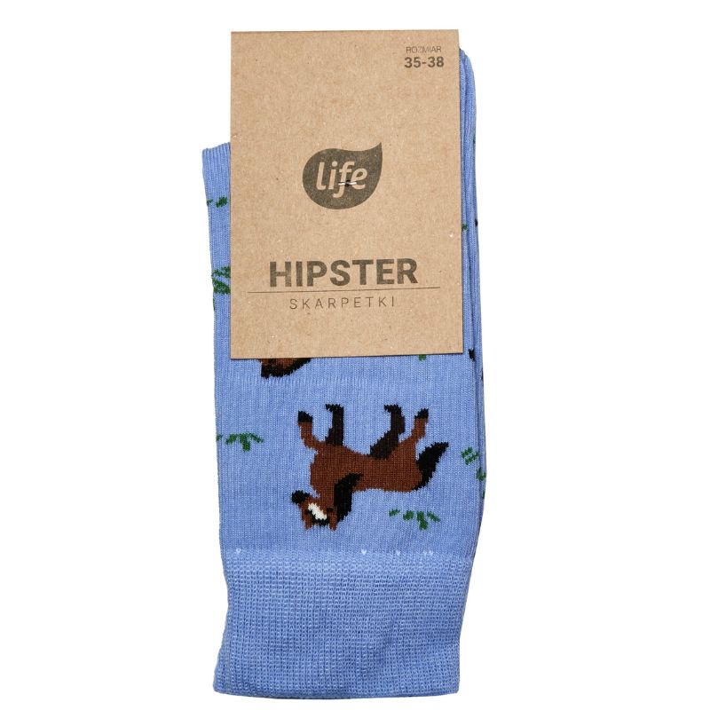 Life Skarpetki Hipster Wzór Konie 35-38