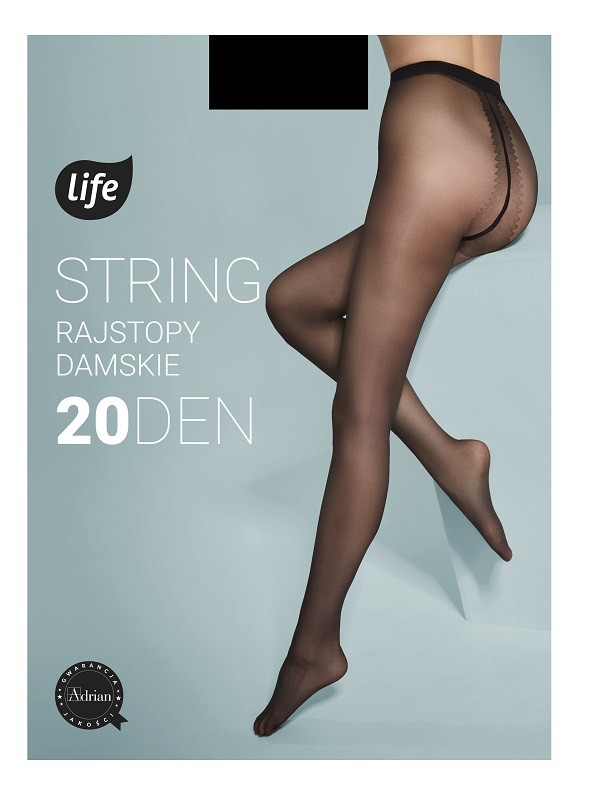 Life Rajstopy damskie String 20 Den Nero
