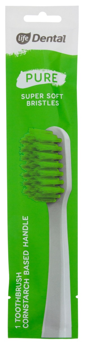 Life Dental Szczoteczka do zębów BIOPure Soft Zielona