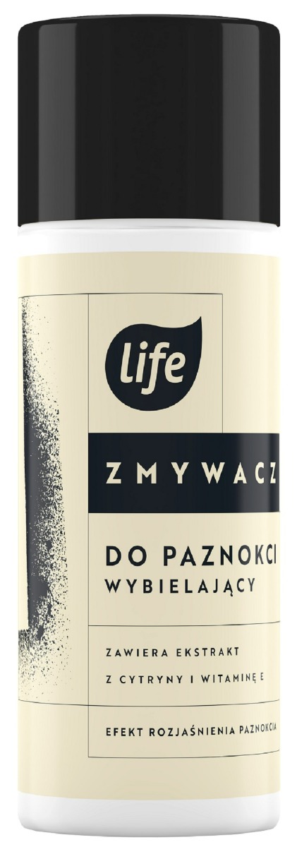Life Zmywacz do paznokci Wybielający