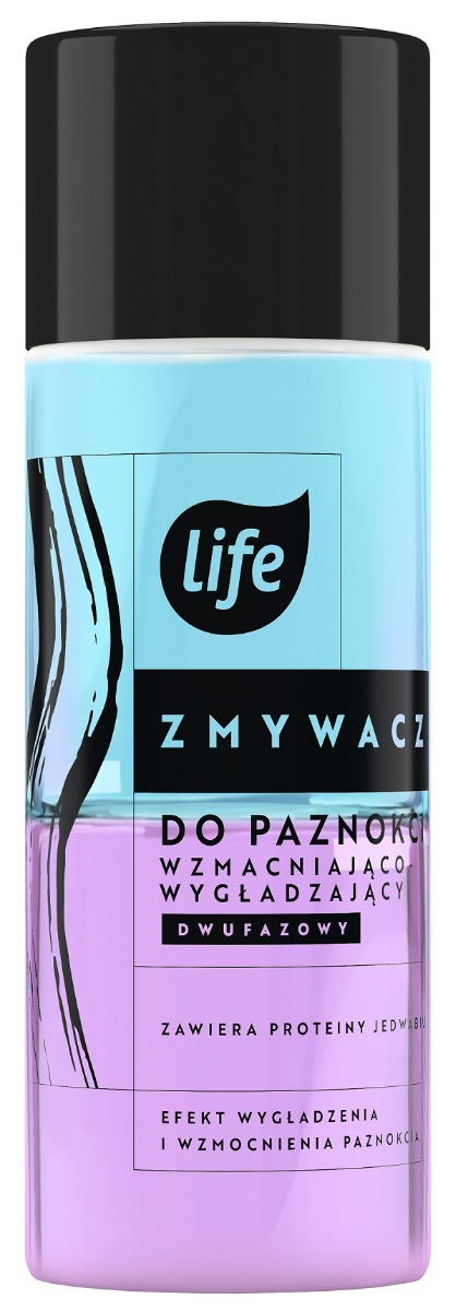 Life Zmywacz do paznokci Wzmacniająco-Wygładzający Dwufazowy