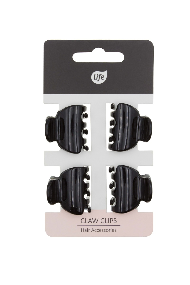Life Klamerki do włosów Czarne
