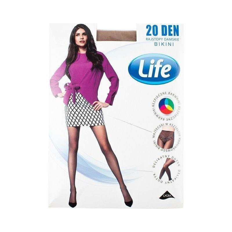 Life Rajstopy bikini 20 Den Claro