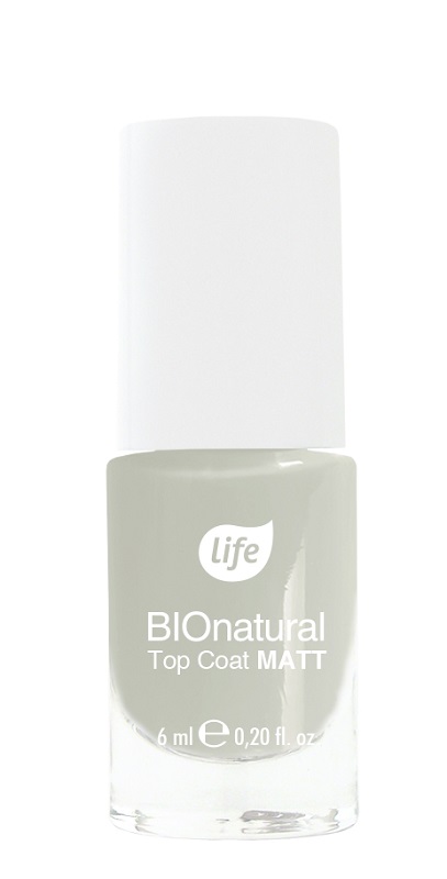 Life BIOnatural Matowy top coat do paznokci