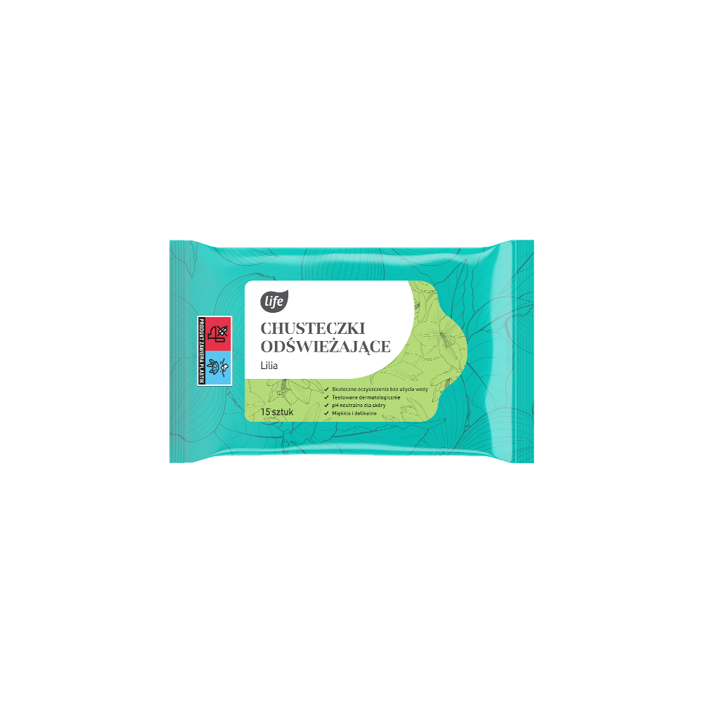 Life Chusteczki odświeżające lilia