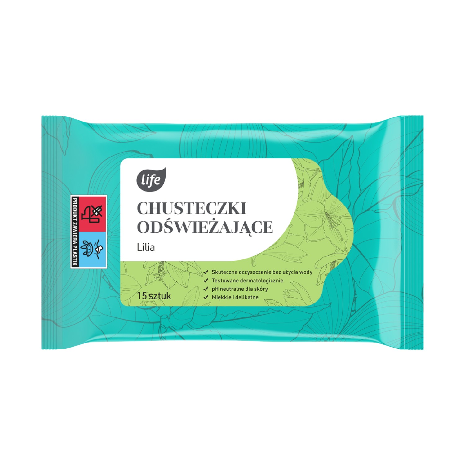 Life Chusteczki odświeżające lilia