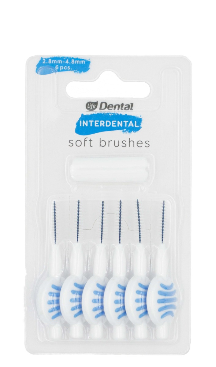 Life Dental Szczoteczki Międzyzębowe 2,8-4 Mm New