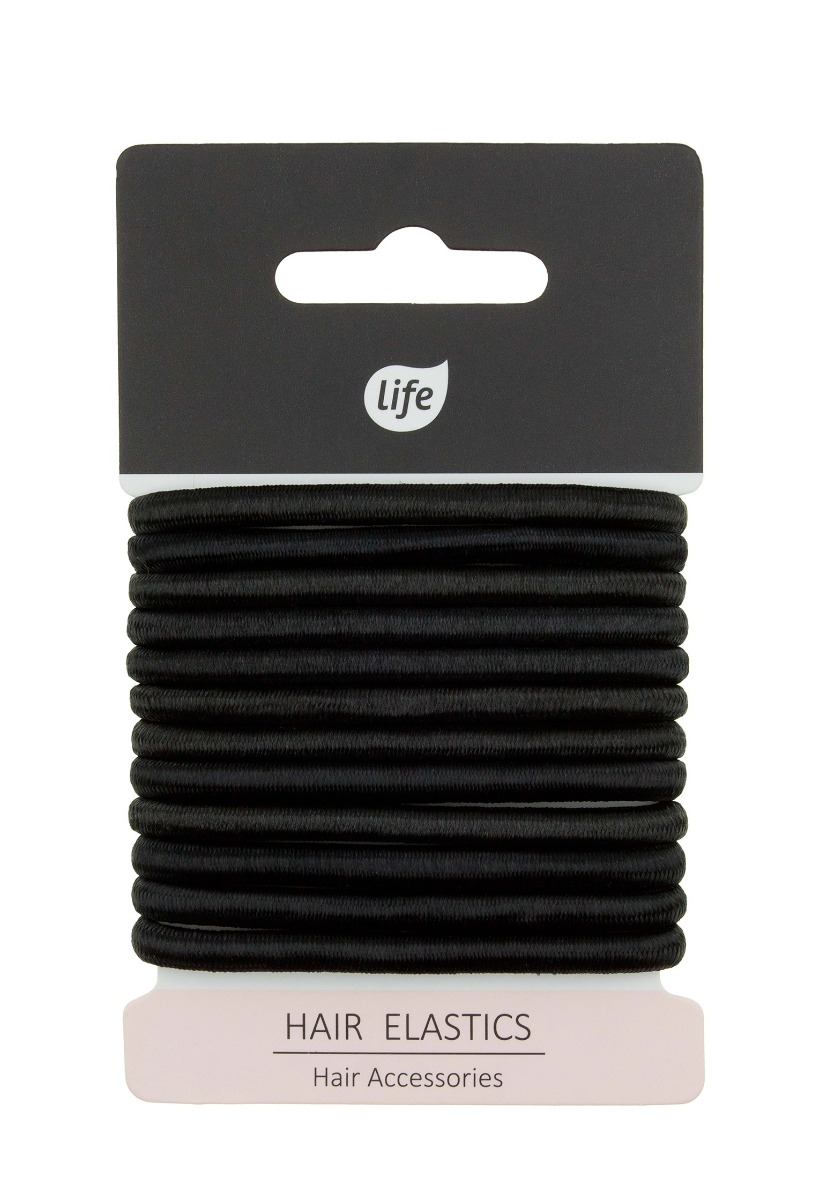 Life Gumka do włosów Czarna