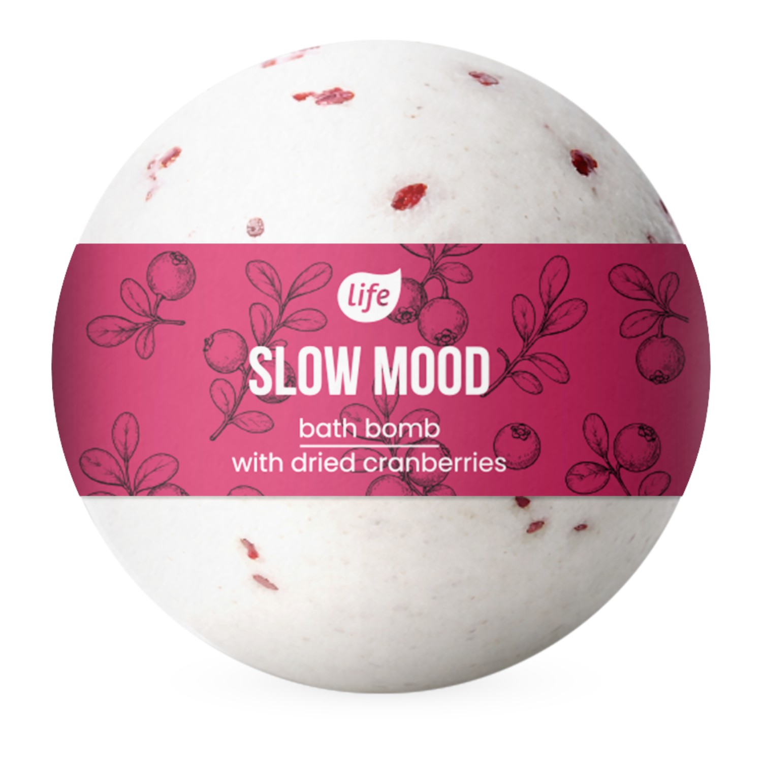 Life Kula do kąpieli Slow Mood z suszoną żurawiną