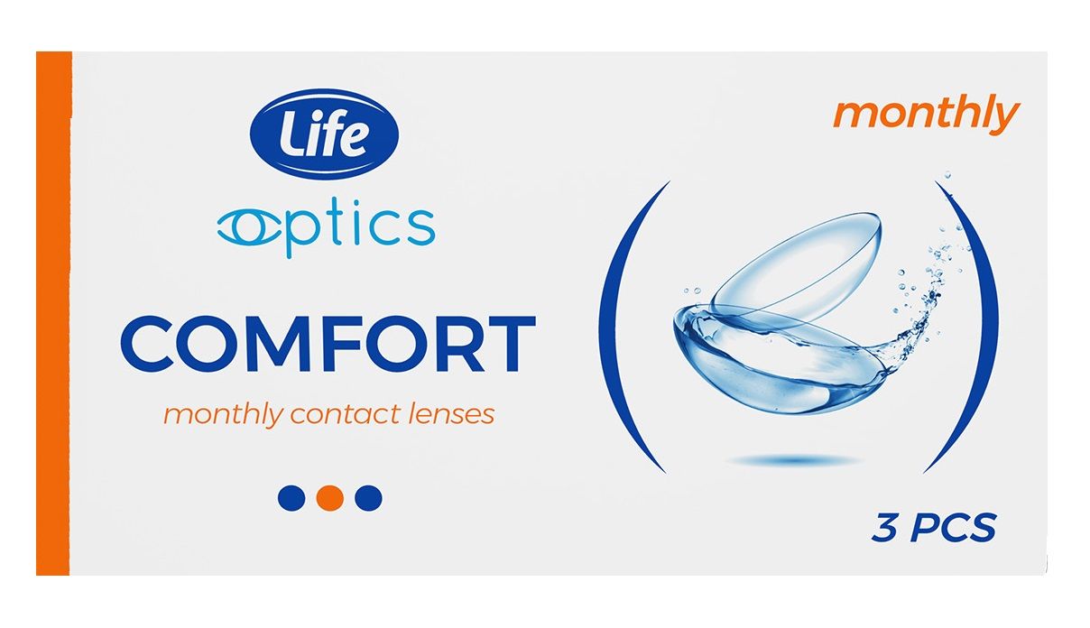 Life Optics Comfort Monthly Soczewki kontaktowe miesięczne, -03.75