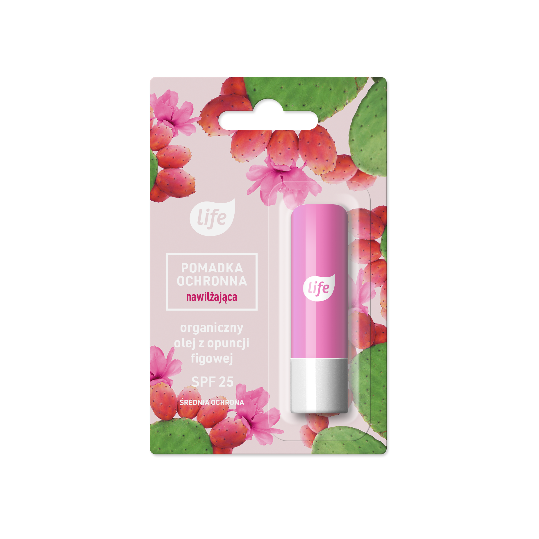 Life Pomadka z organicznym olejem z opuncji figowej 