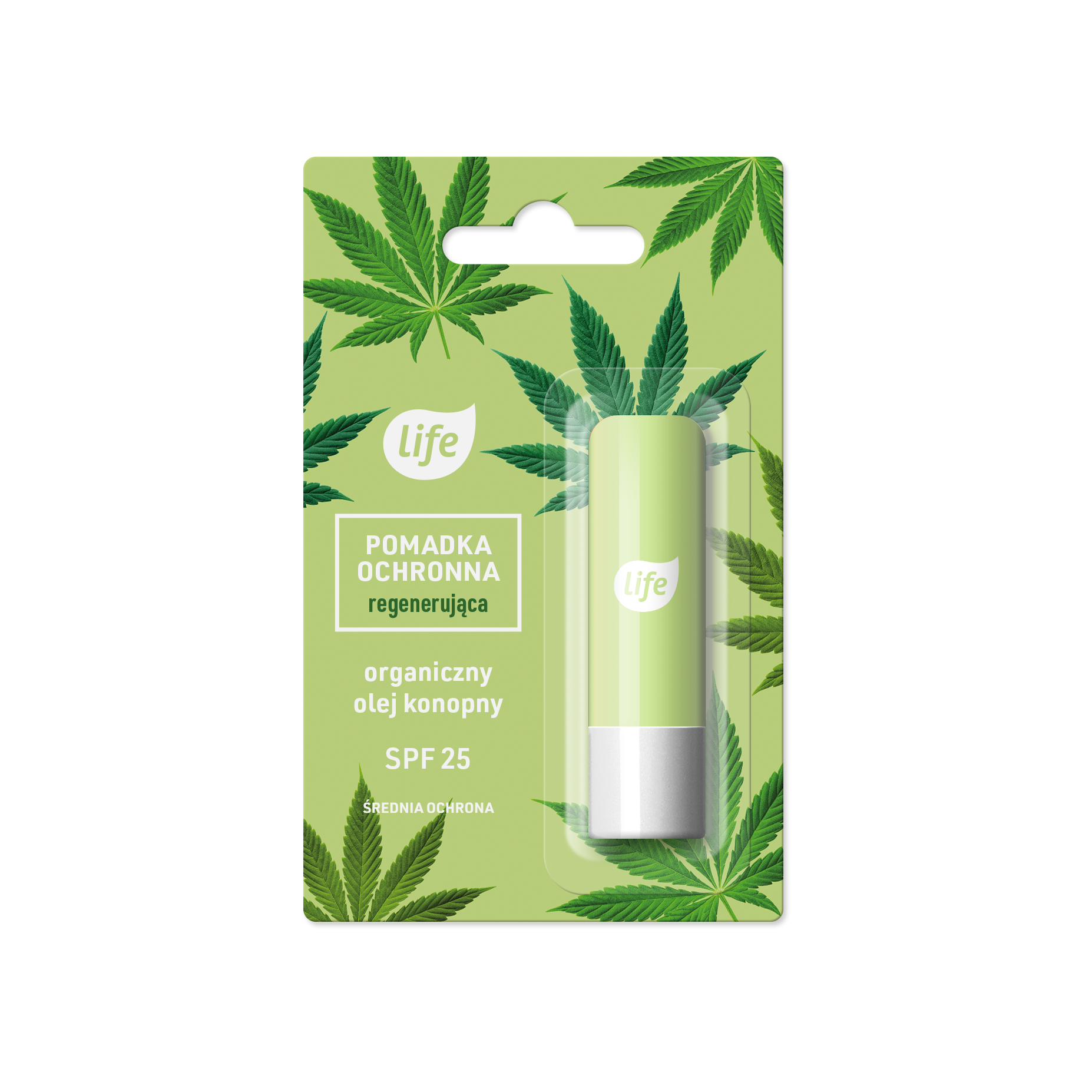 Life Pomadka z organicznym olejem konopnym 