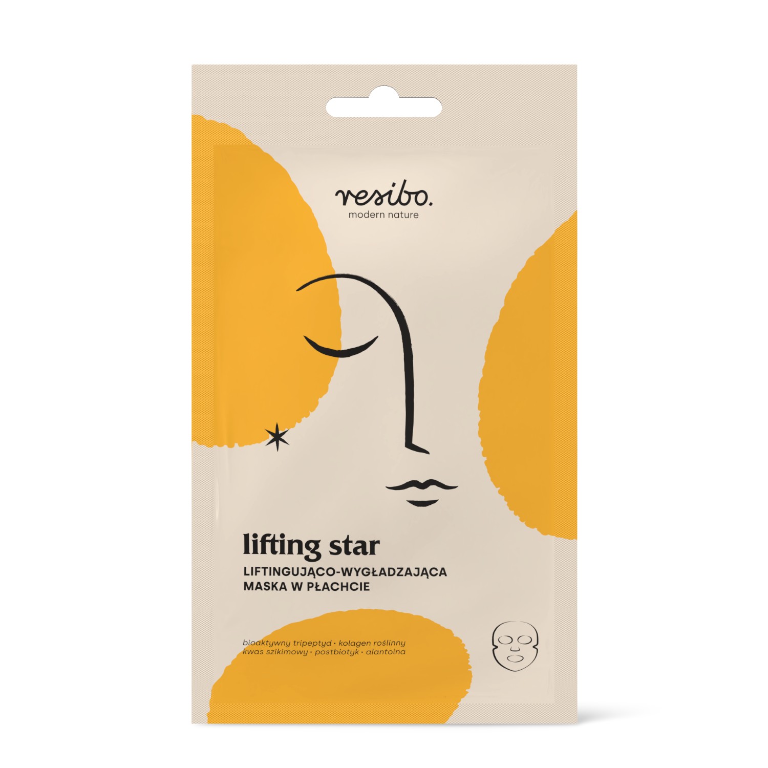 Resibo Lifting Star Liftingująco-wygładzająca maska w płachcie