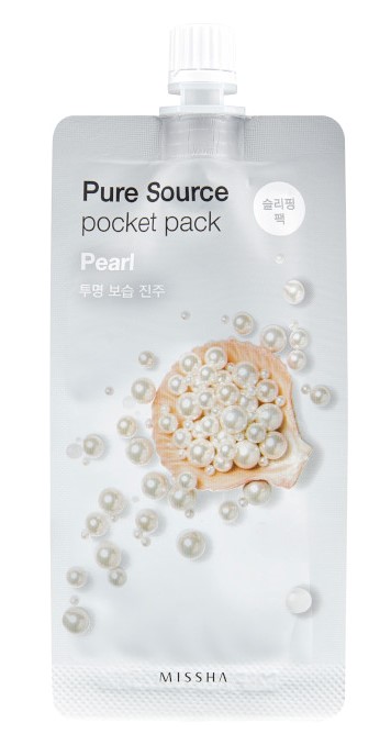 Missha Pure Source Pocket Pack Maschera Notte, Pearl 10 ml 10 ml