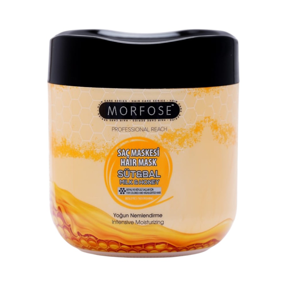 Morfose Milk & Honey Maska do włosów z mlekiem i miodem, 500 ml