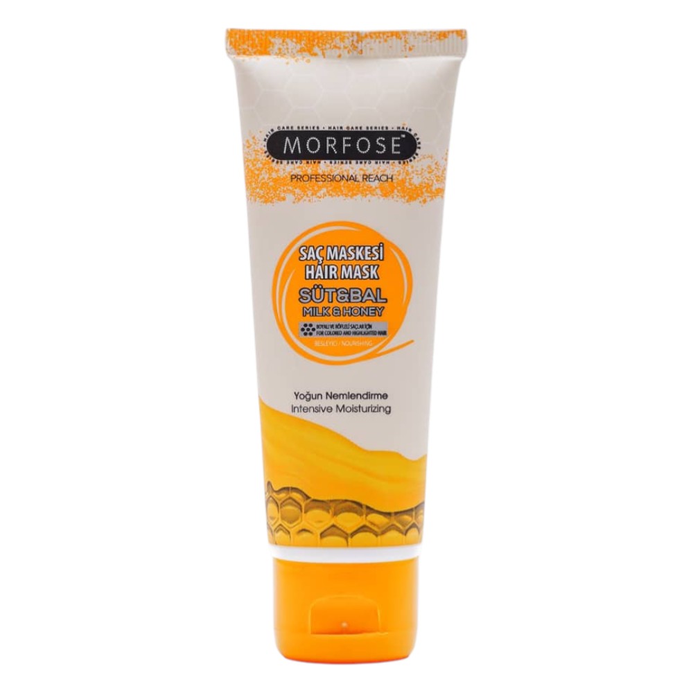 Morfose Milk & Honey Maska do włosów z mlekiem i miodem, 75 ml