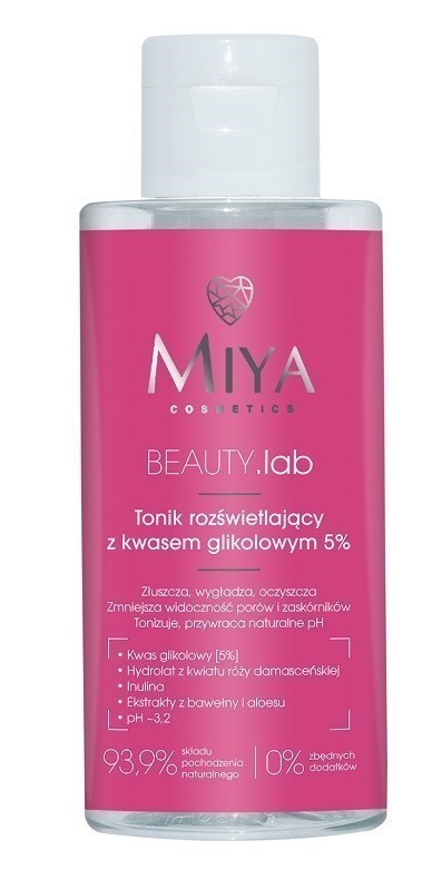 Miya Beauty.Lab Tonico Illuminante con Acido Glicolico 5% 150 ml 150 ml