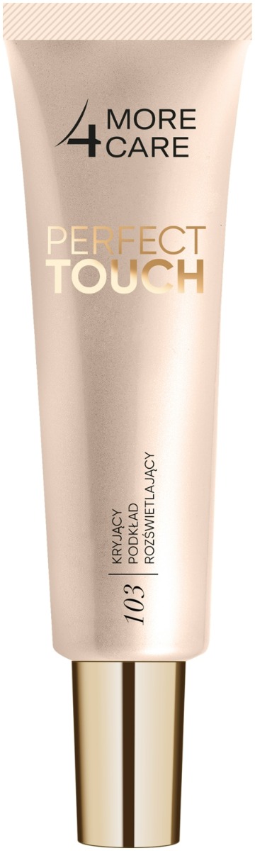 More 4 Care Perfect Touch - Kryjący podkład rozświetlający 103 Beige 30ml