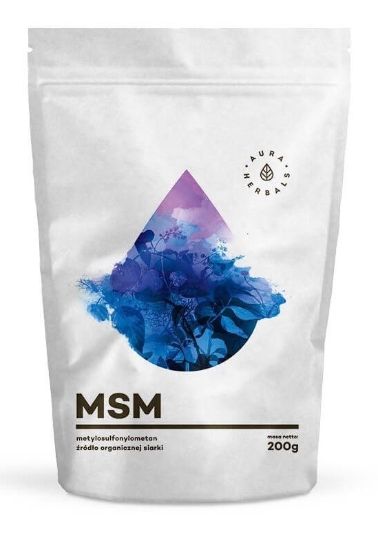 Aura Herbals MSM, Proszek, 200 g 200 g