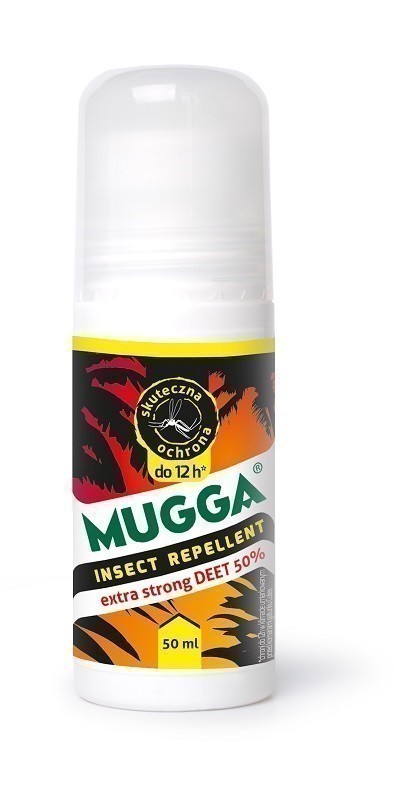 Mugga Roll-On Plastic Deet 50% 50 ml 50 ml