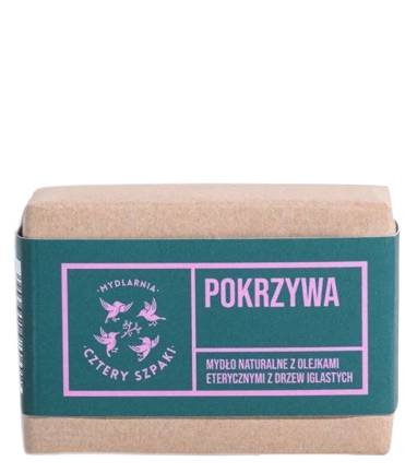 Mydlarnia Cztery Szpaki Mydło w kostce Pokrzywa