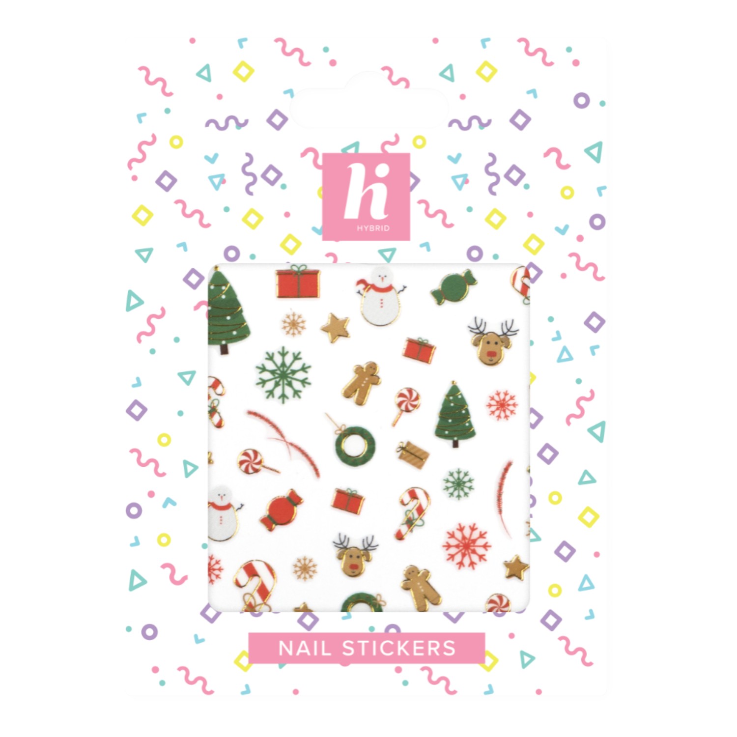 Hi Hybrid Naklejki na paznokcie Xmas 07 1szt