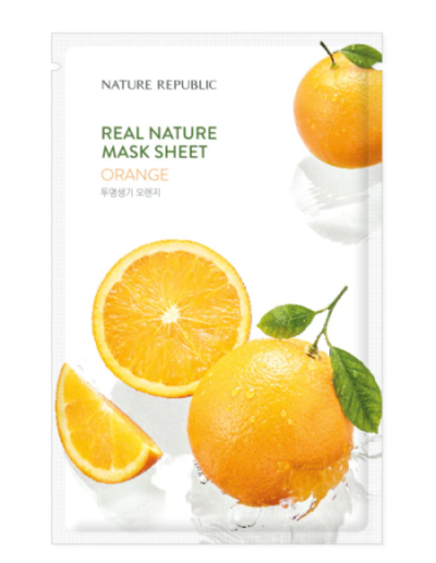 Nature Republic Real Nature Orange Mask Sheet 23ml