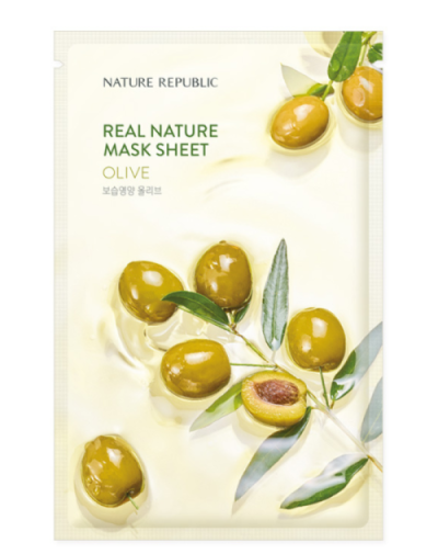 Nature Republic Real Nature Olive Mask Sheet 23ml