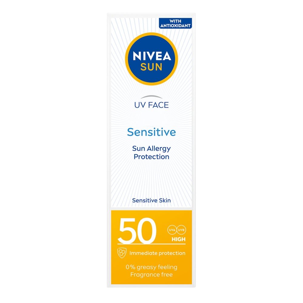 Nivea Sun UV Face Sensitive SPF50 50 ml 50 ml