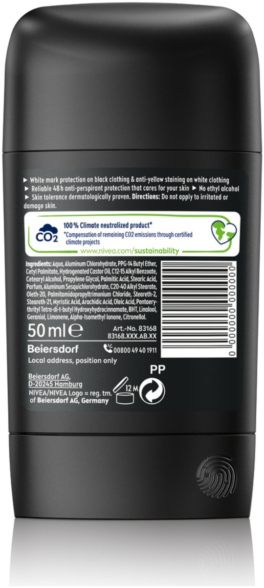 Nivea Deo Ap Stick Black & White Fresh 50 Ml