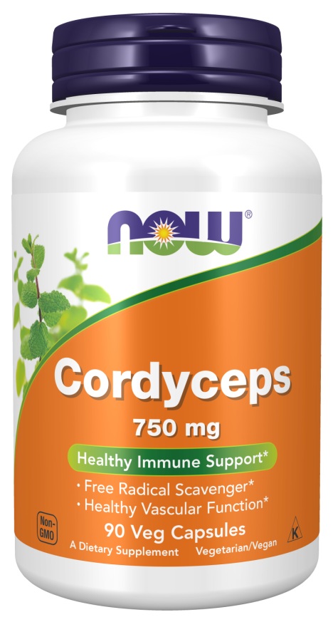 Now Foods Cordyceps 750 mg 90 szt.