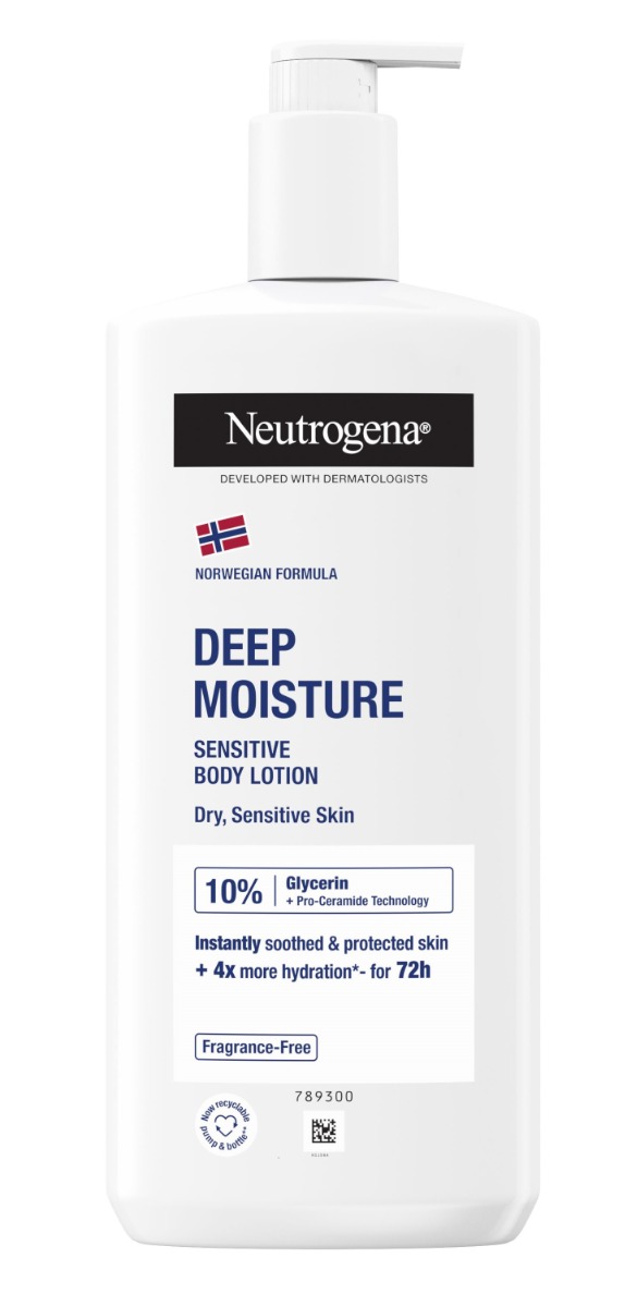 Neutrogena Fn Balsamo Idratazione Profonda Senza Profumo Pelle Secca e Sensibile 400 ml 400 ml