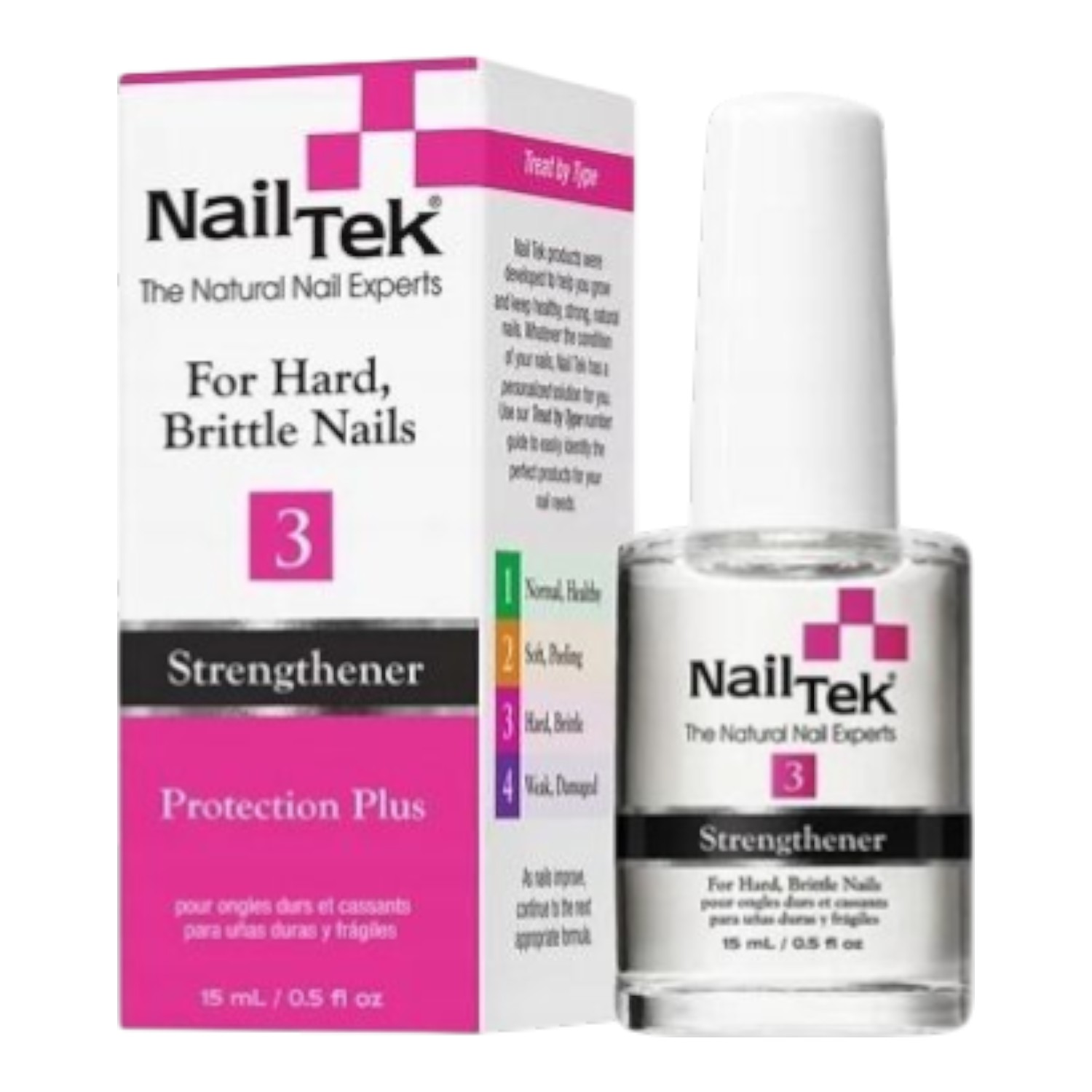 Nailtek Ridge Filler 3 Wygładzająca odżywka podkładowa do paznokci