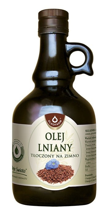 Olej Lniany tłoczony na zimno 
