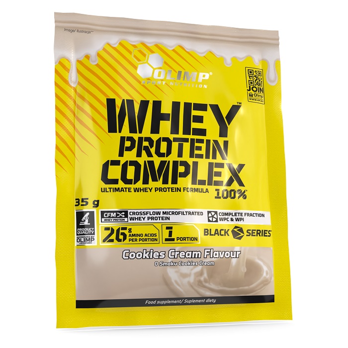 Olimp Whey Protein Complex 100% Cookies Cream proszek, 35 g