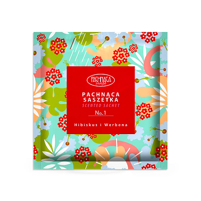 Pachnąca Szafa Hibiscus e Verbena Saschetta per Armadio