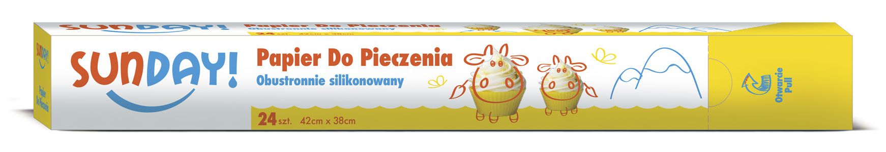 Sunday Carta da Forno 24 pz