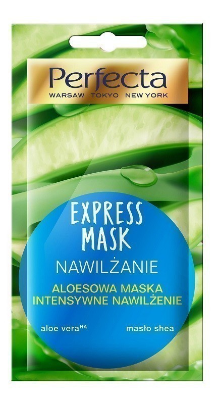 Perfecta Beauty, aloesowa maska intensywnie nawilżająca, 8 ml